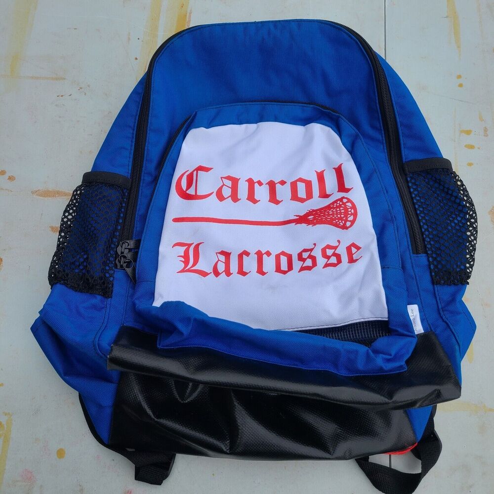 Carroll LACROSSE Blue and black backpack